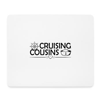 Cousin Boot zwischen Cousins Meine Cousins Kreuzfahrt - Mousepad (Querformat) - Weiß - Vorne