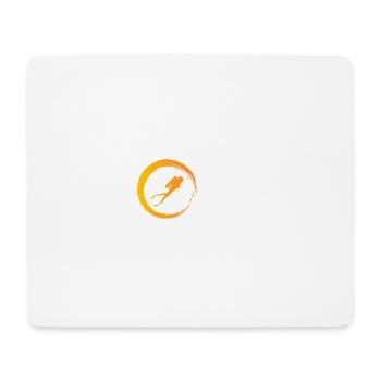 Sporty Hobby Leidenschaft Tauchen - Mousepad (Querformat) - Weiß - Vorne