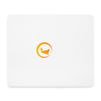 Sporty Hobby Leidenschaft Bodyboard - Mousepad (Querformat) - Weiß - Vorne