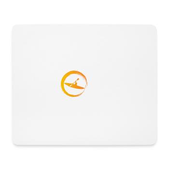 Sporty Hobby Leidenschaft Kayak - Mousepad (Querformat) - Weiß - Vorne