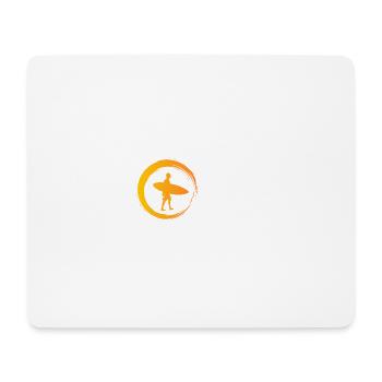 Sporty Hobby Leidenschaft Surfer - Mousepad (Querformat) - Weiß - Vorne