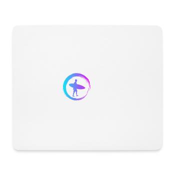 Sporty Hobby Leidenschaft Surfer - Mousepad (Querformat) - Weiß - Vorne