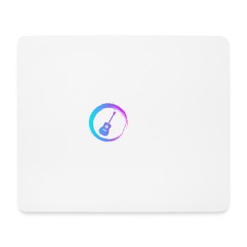 Sporty Hobby Leidenschaft Gitarre - Mousepad (Querformat) - Weiß - Vorne