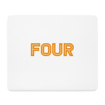 Four Ever Wild 54 - Mouse Pad (horizontal) - white - Front