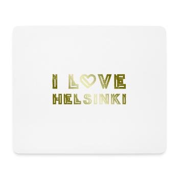 J’aime Helsinki - Tapis de souris (format paysage) - blanc - Devant