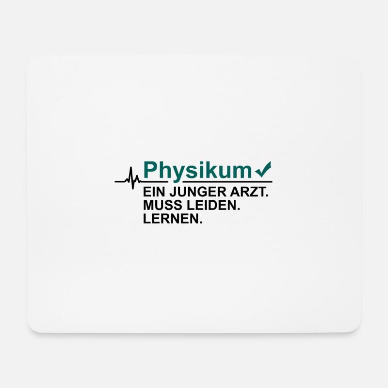 Medizinstudent - Mousepad (Querformat) - Weiß