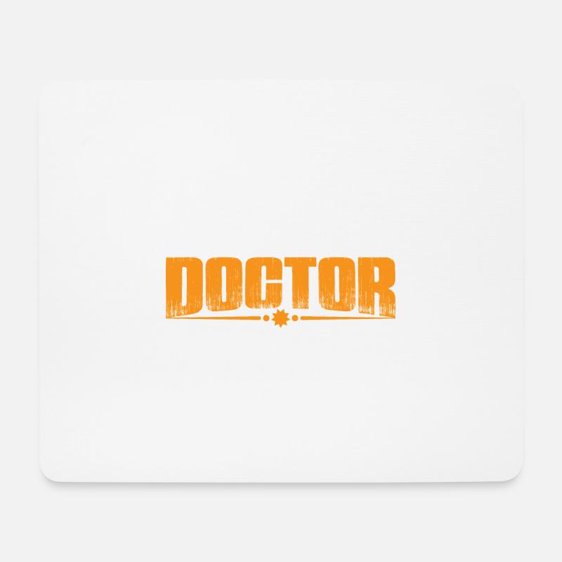 Knock Knock Who's There Doctor 11 - Mouse Pad (horizontal) - white