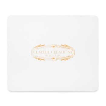 Clay Artist Ceramic Art Kneading Pottery Artistic - Mouse Pad (horizontal) - white - Front