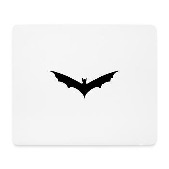 Chauve souris - Tapis de souris (format paysage) - blanc - Devant