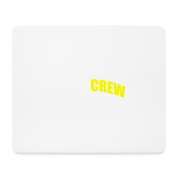 Malle Crew - Tapis de souris (format paysage) - blanc - Devant