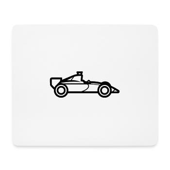 F1 Race Car - Mouse Pad (horizontal) - white - Front