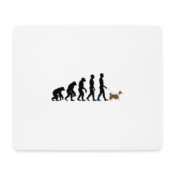Chien de berger Shetland - Tapis de souris (format paysage) - blanc - Devant