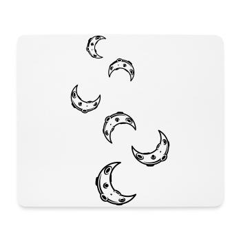 Moon icon icon - Mouse Pad (horizontal) - white - Front