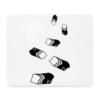 Brot icon symbol - Mousepad (Querformat) - Weiß - Vorne