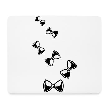 Bow Tie Gentleman - Mouse Pad (horizontal) - white - Front