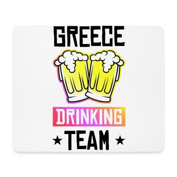 Greece Drinking Team - Mouse Pad (horizontal) - white - Front
