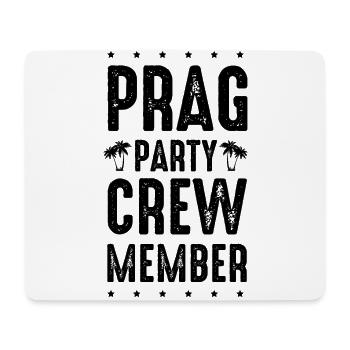 Prag Party Crew - Mousepad (Querformat) - Weiß - Vorne