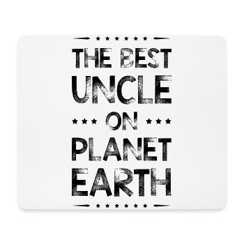 Le meilleur oncle dit - Tapis de souris (format paysage) - blanc - Devant