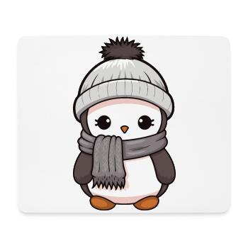 Penguin Winter Animal Baby Comic - Mouse Pad (horizontal) - white - Front