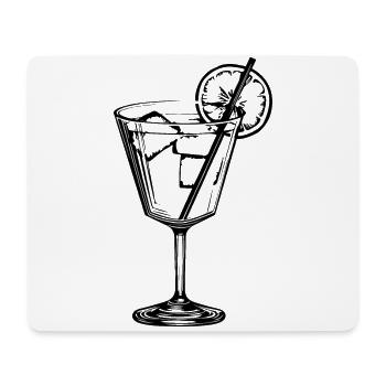 Limonade Drink Symbol - Mousepad (Querformat) - Weiß - Vorne