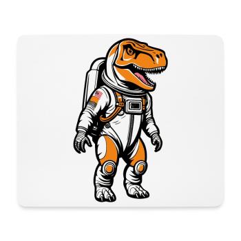 Dinosaurier Astronaut Illustration - Mousepad (Querformat) - Weiß - Vorne