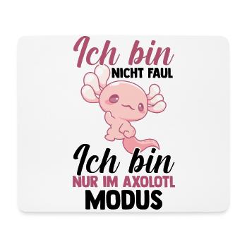 Axolotl - Mousepad (Querformat) - Weiß - Vorne
