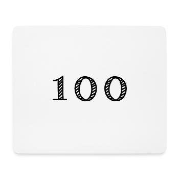100 YEARS. 100th ANNIVERSARY. ANNIVERSARY 100 YEARS. - Mouse Pad (horizontal) - white - Front