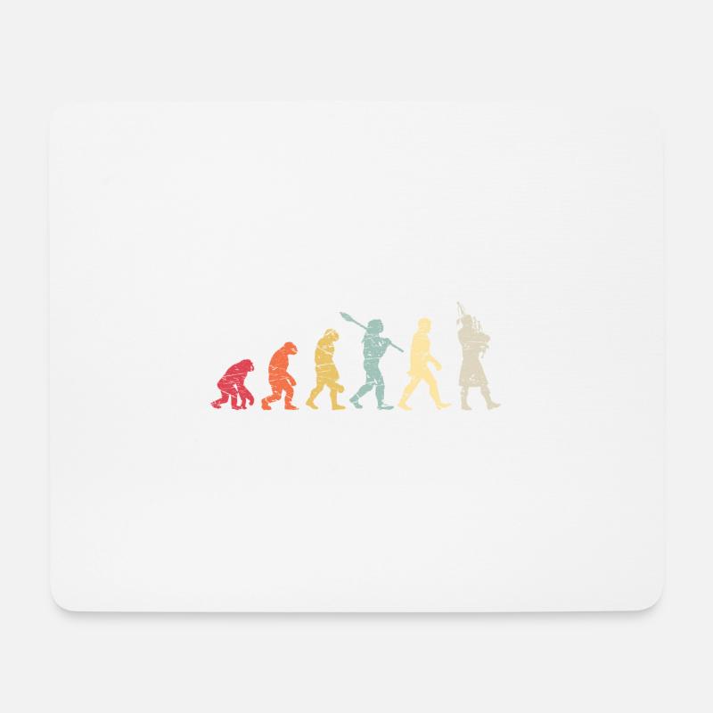 Bagpipe Evolution Woodwind Instrument - Mousepad (Querformat) - Weiß