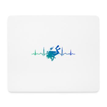 Diving Free Dive Scuba Diver Men Women - Mouse Pad (horizontal) - white - Front