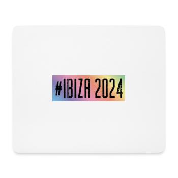 Ibiza 2024 Bunt - Mousepad (Querformat) - Weiß - Vorne