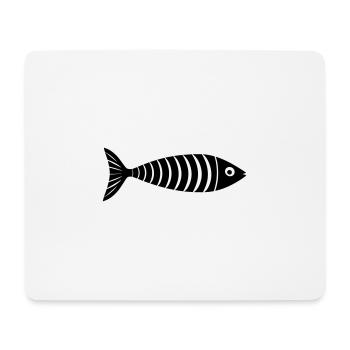 fish - Mouse Pad (horizontal) - white - Front