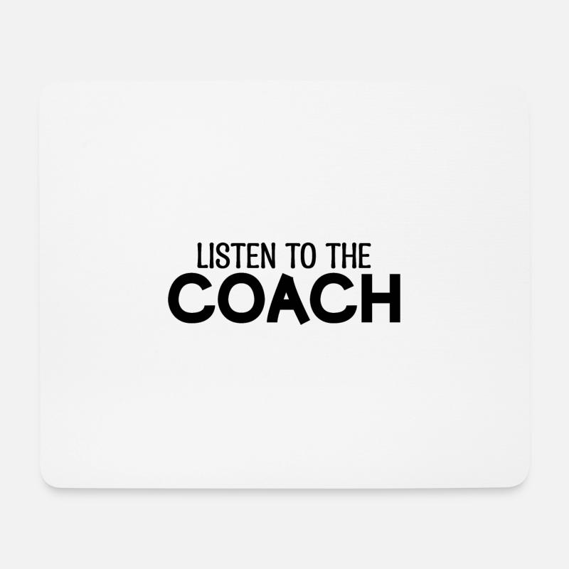 Sporttrainer Geschenk Trainer Trainer Trainer - Mousepad (Querformat) - Weiß