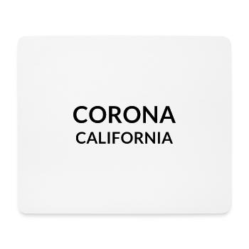 Corona Californie États-Unis - Tapis de souris (format paysage) - blanc - Devant