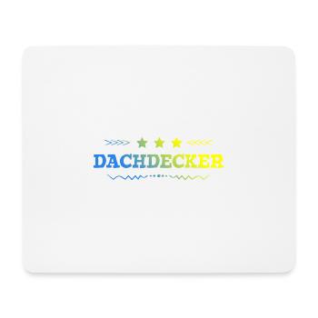 Dachdecker Beruf - Mousepad (Querformat) - Weiß - Vorne