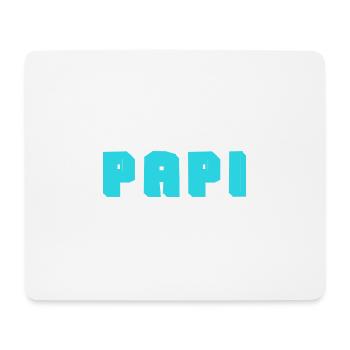 PAPY. FÊTE DES PÈRES. BONNE FÊTE PAPY. JE T'AIME. - Tapis de souris (format paysage) - blanc - Devant
