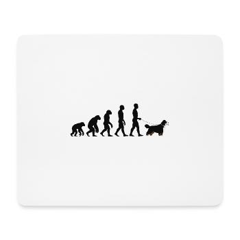 Bernese Mountain Dog - Mouse Pad (horizontal) - white - Front