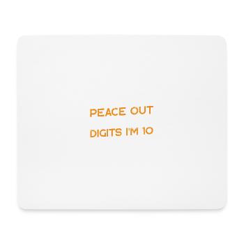 Buy Single Digits Hello Double Digits I'm 10 4 - Mouse Pad (horizontal) - white - Front