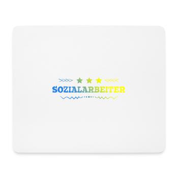 Sozialarbeiter Beruf - Mousepad (Querformat) - Weiß - Vorne