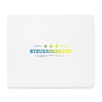 Steuerberater Beruf - Mousepad (Querformat) - Weiß - Vorne