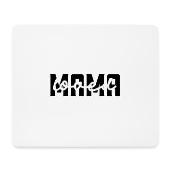 Ich liebe dich, Mama. Ich liebe dich Mama, Geschenk Mama. - Mousepad (Querformat) - Weiß - Vorne