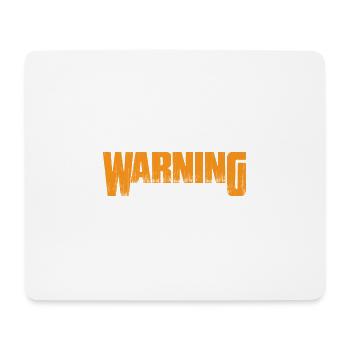 Warning I'm Not Listening 42 - Mouse Pad (horizontal) - white - Front