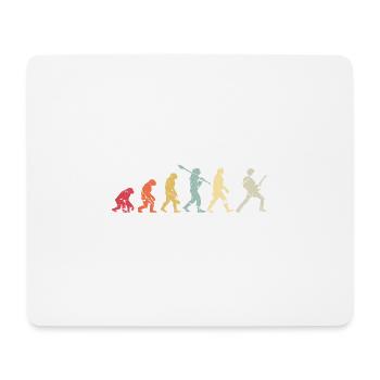 Human Evolution Guitar Band Retro Vintage - Tapis de souris (format paysage) - blanc - Devant