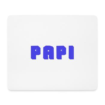 PAPY. FÊTE DES PÈRES. BONNE FÊTE PAPY. JE T'AIME. - Tapis de souris (format paysage) - blanc - Devant