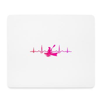 Canoe Kayak Kayaking Women Men Kayak - Mouse Pad (horizontal) - white - Front