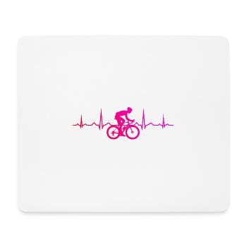 Rennradfahrer Herren Rennradfahren Roadbike - Mousepad (Querformat) - Weiß - Vorne