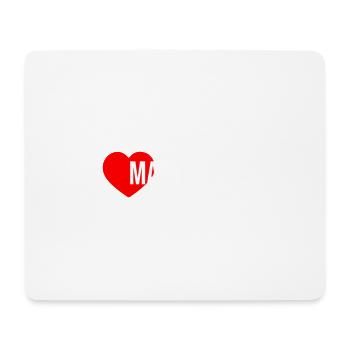 Malle 2024 Heart Holiday - Mouse Pad (horizontal) - white - Front