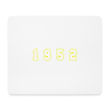 1952 Jahr Zahl - Mousepad (Querformat) - Weiß - Vorne