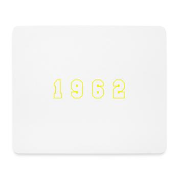 1962 Jahr Zahl - Mousepad (Querformat) - Weiß - Vorne