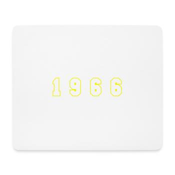 1966 Year Number - Mouse Pad (horizontal) - white - Front
