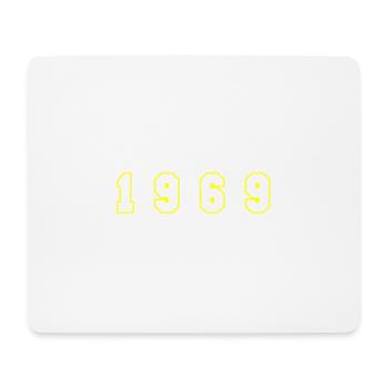 1969 Jahr Zahl - Mousepad (Querformat) - Weiß - Vorne